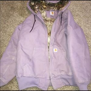 Purple carhartt jacket